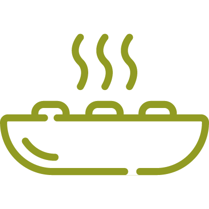 Icono plato de comida